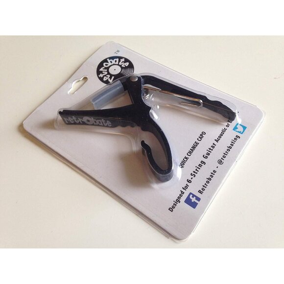 Guitar Capo Capos By Retrobate Professional Performance Curved Quick Change - Picture 2 of 8